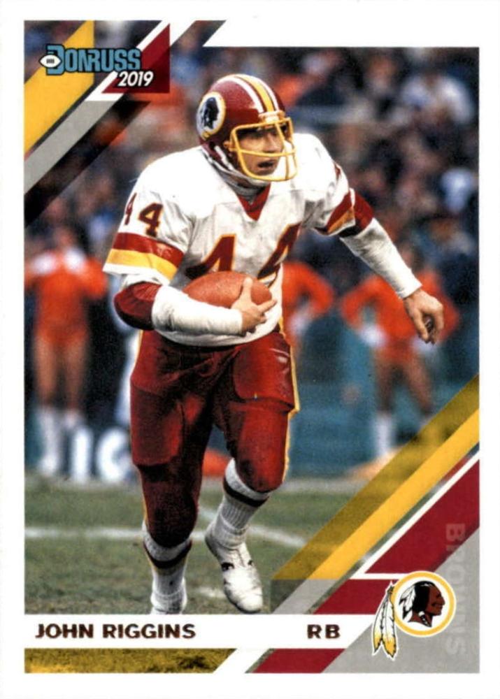 #184 John Riggins UER - Washington Redskins - 2019 Donruss Football