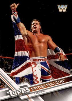 #184 British Bulldog - 2017 Topps WWE Then Now Forever Wrestling