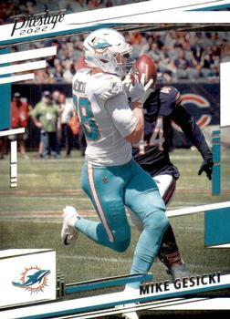 #184 Mike Gesicki - Miami Dolphins - 2022 Panini Prestige Football