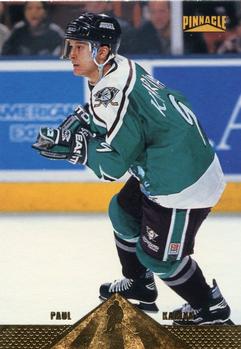 #184 Paul Kariya - Anaheim Mighty Ducks - 1996-97 Pinnacle Hockey