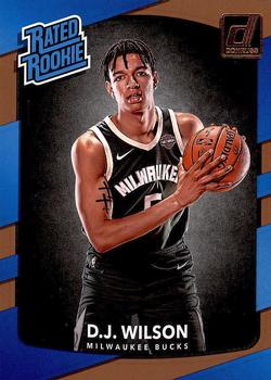 #184 D.J. Wilson - Milwaukee Bucks - 2017-18 Donruss Basketball