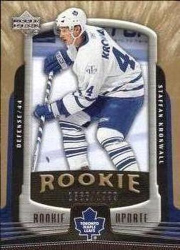 #185 Staffan Kronwall - Toronto Maple Leafs - 2005-06 Upper Deck Rookie Update Hockey