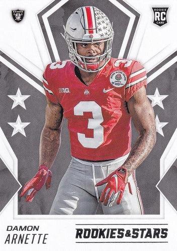 #185 Damon Arnette - Las Vegas Raiders - 2020 Panini Rookies & Stars Football