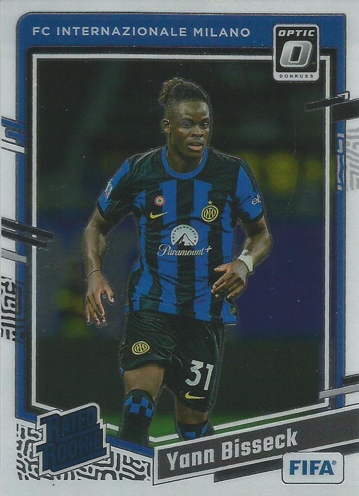 #185 Yann Bisseck - Inter Milan - 2023-24 Donruss - Optic Soccer