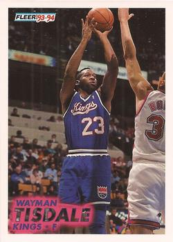 #185 Wayman Tisdale - Sacramento Kings - 1993-94 Fleer Basketball