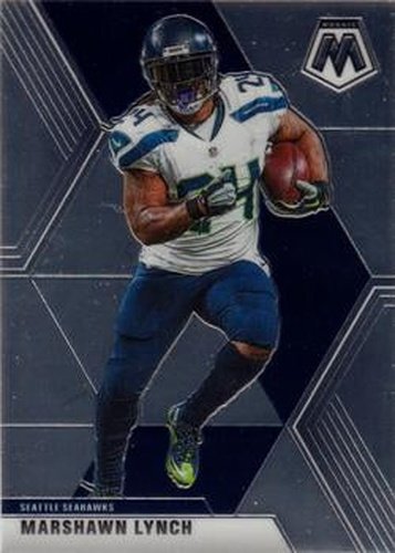 #185 Marshawn Lynch - Seattle Seahawks - 2020 Panini Mosaic Football