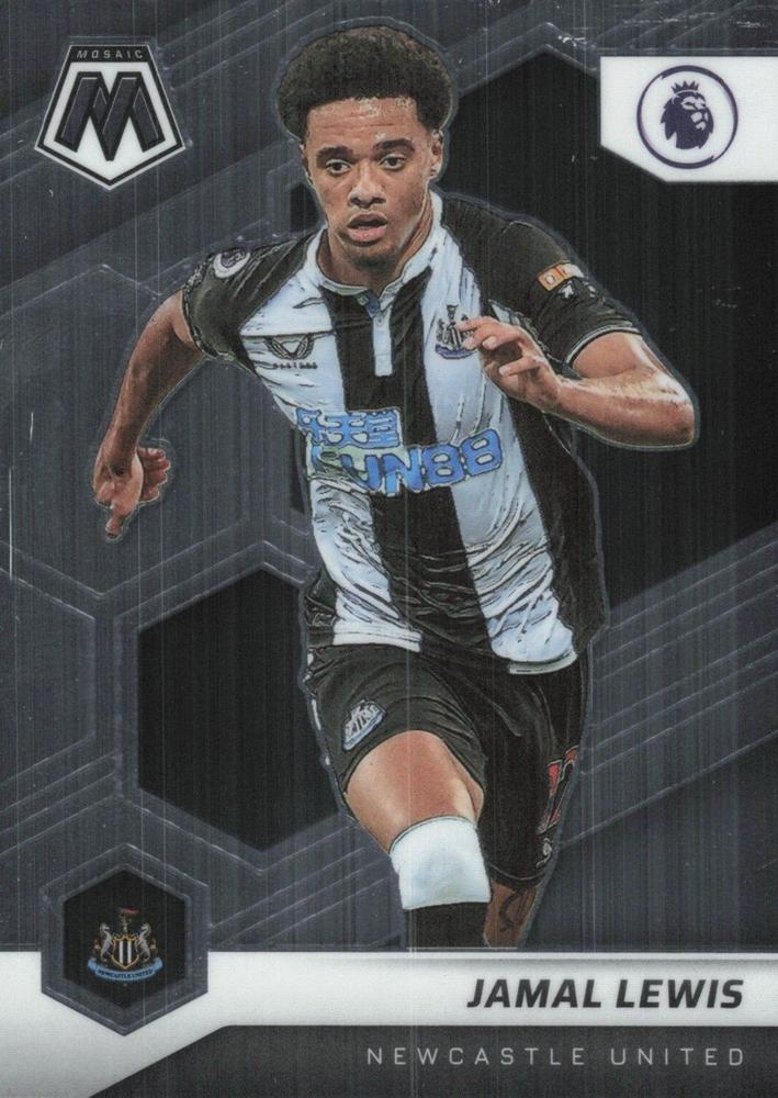#185 Jamal Lewis - Newcastle United - 2021-22 Panini Mosaic Premier League Soccer