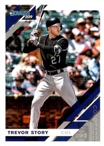 #185 Trevor Story - Colorado Rockies - 2019 Donruss Baseball