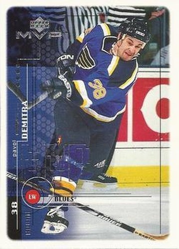 #185 Pavol Demitra - St. Louis Blues - 1998-99 Upper Deck MVP Hockey