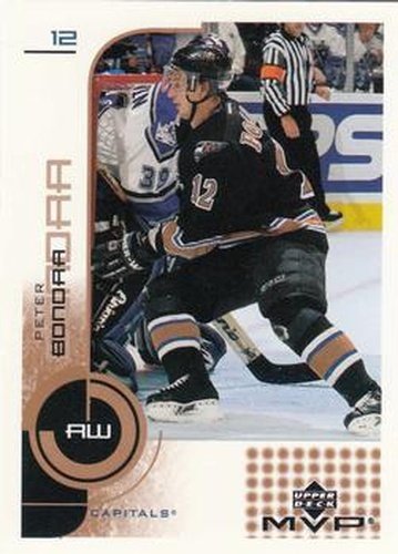 #185 Peter Bondra - Washington Capitals - 2002-03 Upper Deck MVP Hockey