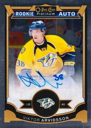 #185 Viktor Arvidsson - Nashville Predators - 2015-16 O-Pee-Chee Platinum Hockey