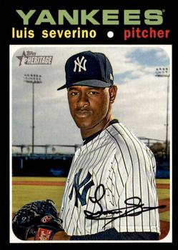#185 Luis Severino - New York Yankees - 2020 Topps Heritage Baseball