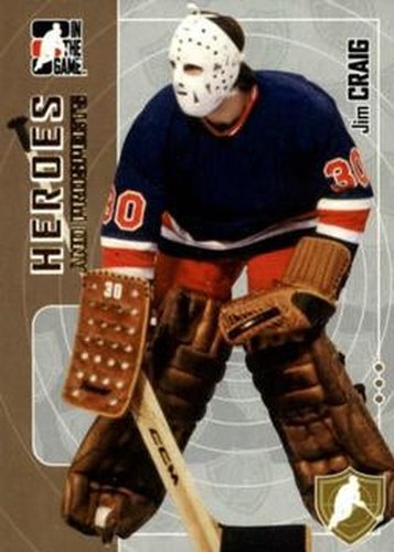#186 Jim Craig - USA - 2005-06 In The Game Heroes and Prospects Hockey