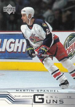 #186 Martin Spanhel - Columbus Blue Jackets - 2001-02 Upper Deck Hockey