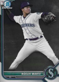 #BCP-186 Noelvi Marte - Seattle Mariners - 2022 Bowman - Chrome Prospects Baseball