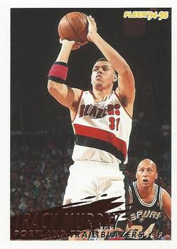 #186 Tracy Murray - Portland Trail Blazers - 1994-95 Fleer Basketball