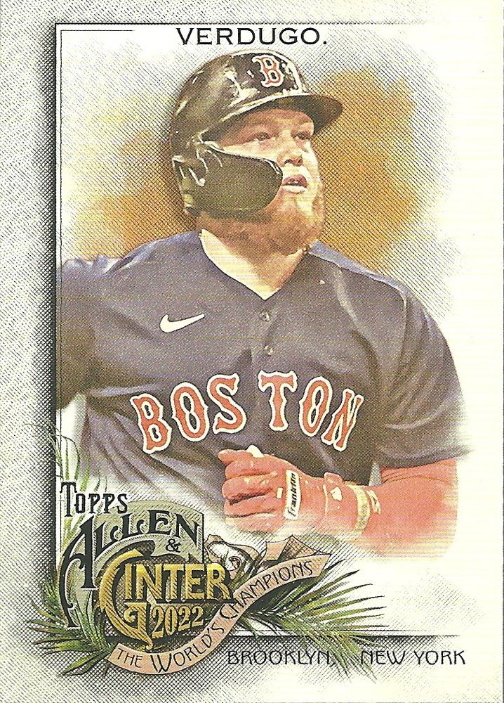 #186 Alex Verdugo - Boston Red Sox - 2022 Topps Allen & Ginter Baseball