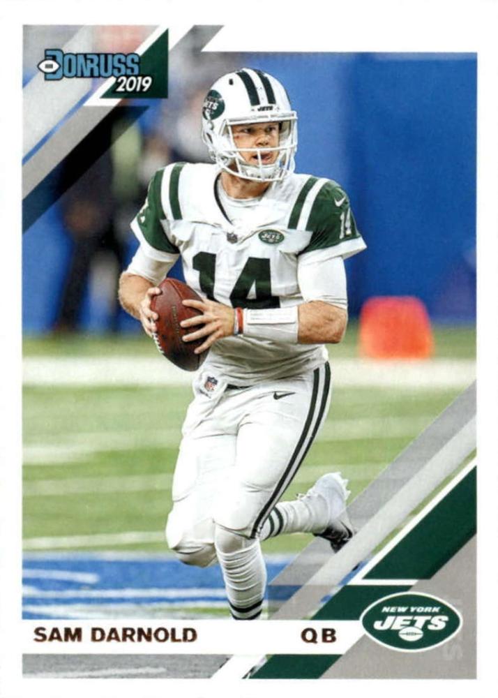 #186 Sam Darnold - New York Jets - 2019 Donruss Football