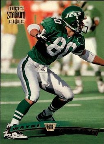 #186 Wayne Chrebet - New York Jets - 1996 Stadium Club Football