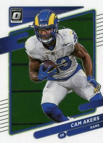 #186 Cam Akers - Los Angeles Rams - 2021 Donruss Optic Football