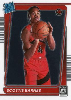#186 Scottie Barnes - Toronto Raptors - 2021-22 Donruss Optic Basketball