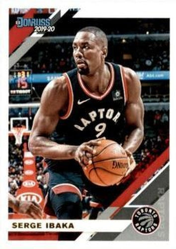 #186 Serge Ibaka - Toronto Raptors - 2019-20 Donruss Basketball