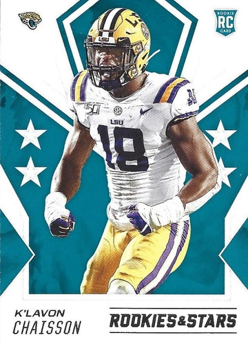 #186 K'Lavon Chaisson - Jacksonville Jaguars - 2020 Panini Rookies & Stars Football