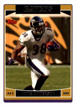 #186 Mike Anderson - Baltimore Ravens - 2006 Topps Football