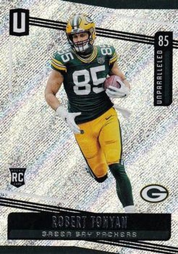 #186 Robert Tonyan - Green Bay Packers - 2019 Panini Unparalleled Football