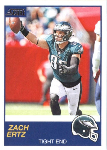 #186 Zach Ertz - Philadelphia Eagles - 2019 Score Football