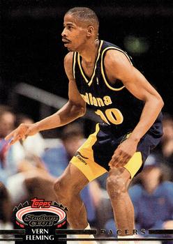 #186 Vern Fleming - Indiana Pacers - 1992-93 Stadium Club Basketball