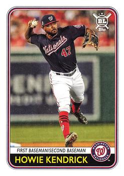 #187 Howie Kendrick - Washington Nationals - 2020 Topps Big League Baseball