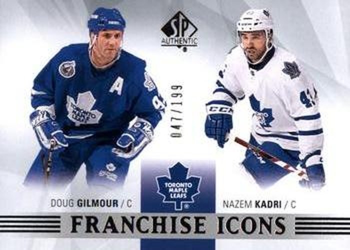 #187 Doug Gilmour / Nazem Kadri - Toronto Maple Leafs - 2015-16 SP Authentic Hockey