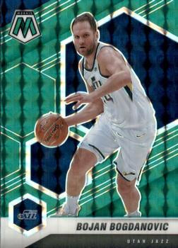 #187 Bojan Bogdanovic - Utah Jazz - 2020-21 Panini Mosaic - Mosaic Green Basketball