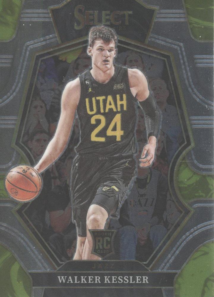 #187 Walker Kessler - Utah Jazz - 2022-23 Panini Select Basketball