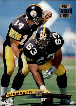 #187 Dermontti Dawson - Pittsburgh Steelers - 1996 Stadium Club Football