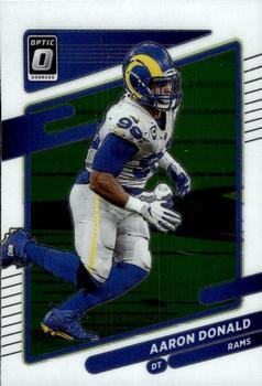 #187 Aaron Donald - Los Angeles Rams - 2021 Donruss Optic Football