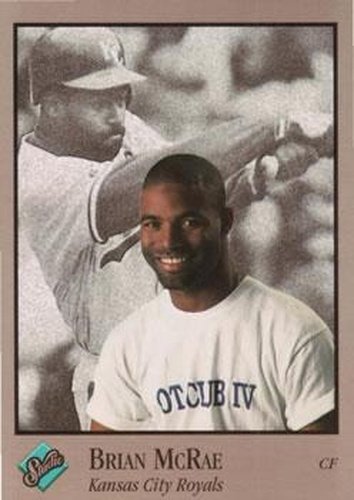 #187 Brian McRae - Kansas City Royals - 1992 Studio Baseball