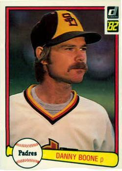 #187 Danny Boone - San Diego Padres - 1982 Donruss Baseball
