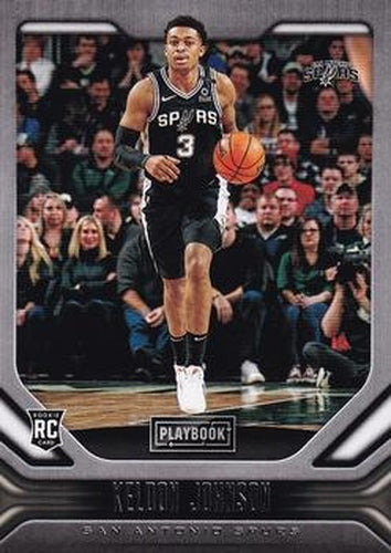 #187 Keldon Johnson - San Antonio Spurs - 2019-20 Panini Chronicles Basketball