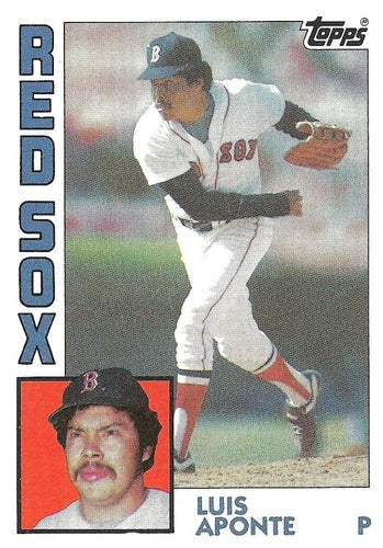 #187 Luis Aponte - Boston Red Sox - 1984 Topps Baseball