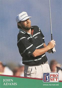 #187 John Adams - 1991 Pro Set PGA Tour Golf