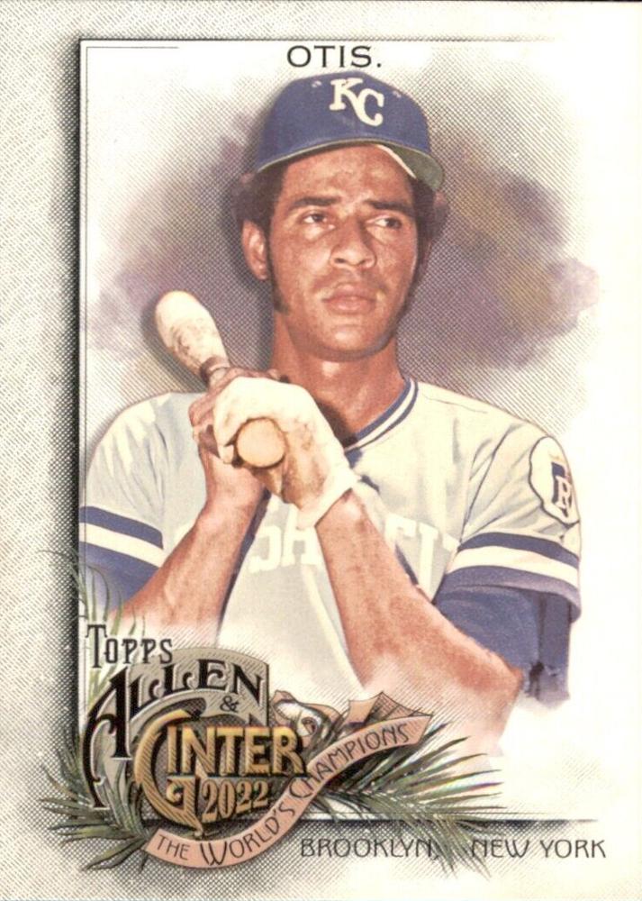 #187 Amos Otis - Kansas City Royals - 2022 Topps Allen & Ginter Baseball