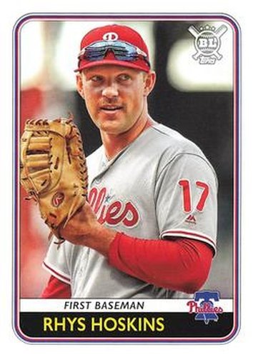 #188 Rhys Hoskins - Philadelphia Phillies - 2020 Topps Big League Baseball