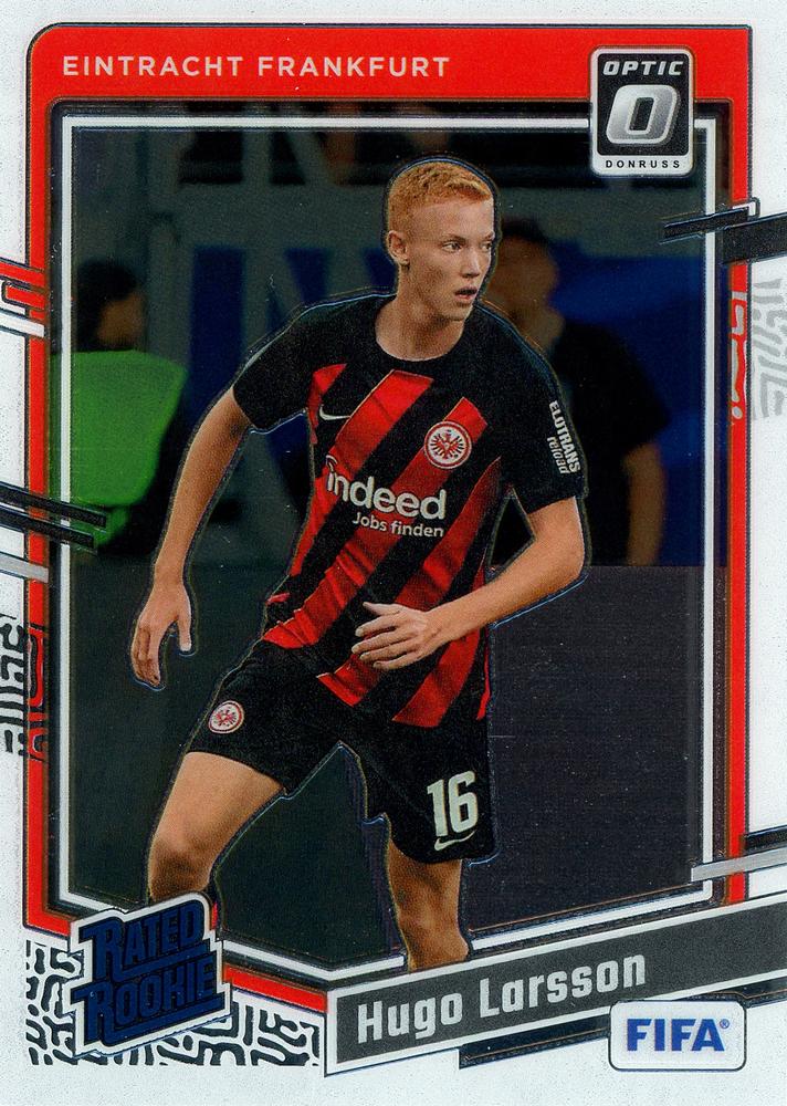 #188 Hugo Larsson - Eintracht Frankfurt - 2023-24 Donruss - Optic Soccer