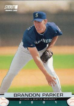 #188 Brandon Parker - Seattle Mariners - 2001 Stadium Club Baseball