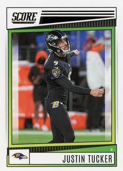 #188 Justin Tucker - Baltimore Ravens - 2022 Score Football