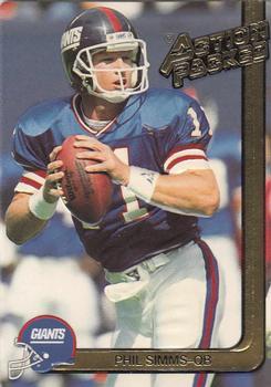 #188 Phil Simms - New York Giants - 1991 Action Packed Football