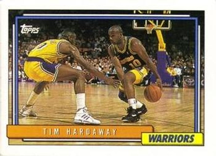 #188 Tim Hardaway - Golden State Warriors - 1992-93 Topps Basketball