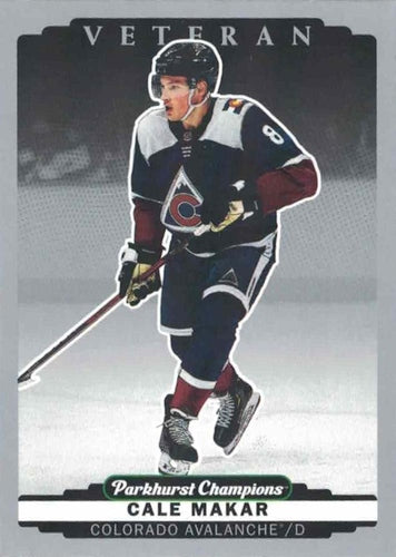 #188 Cale Makar - Colorado Avalanche - 2022-23 Parkhurst Champions - Silver Hockey